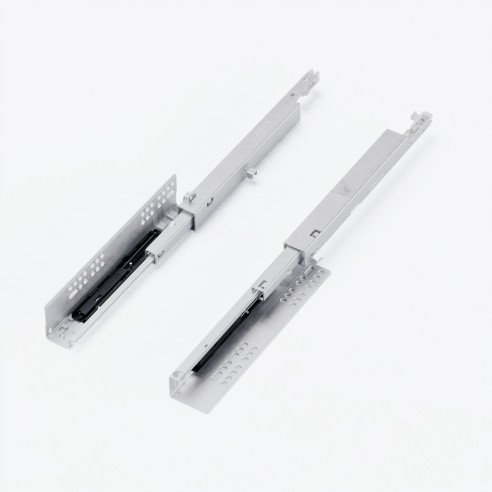 Salice Futura Push Clip-Fixed Full-Extension Push to Open Concealed Runners