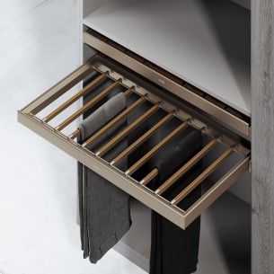 Starke Maverick Soft Close Trousers Rack - Champagne Gold