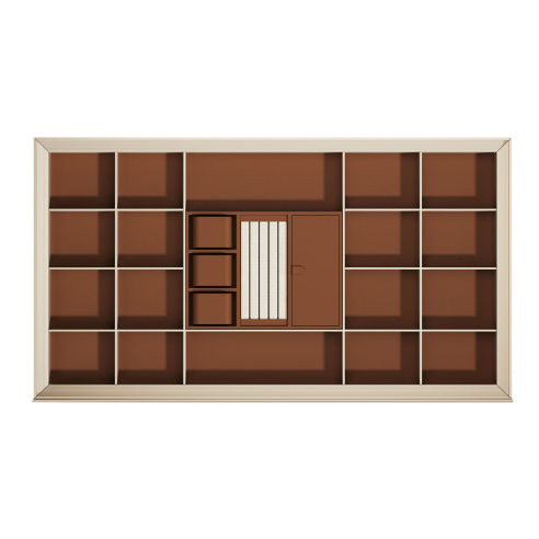 Schamfer Maverick High-end Soft Close Decorations Shelf - Champagne Gold