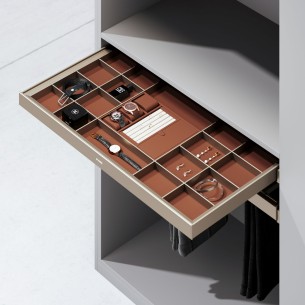 Starke Maverick High-end Soft Close Decorations Shelf - Champagne Gold