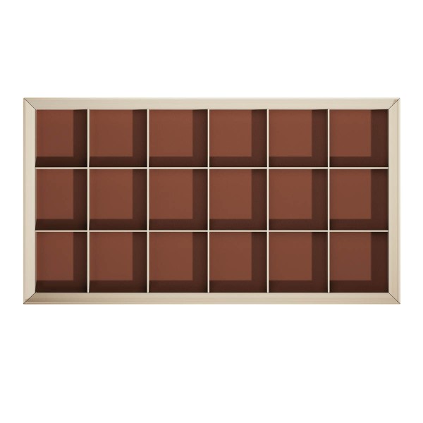 Schamfer Maverick Soft Close Decorations Shelf - Champagne Gold