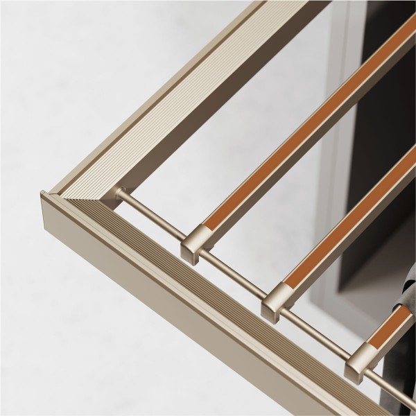 Schamfer Maverick Soft Close Trousers Rack - Champagne Gold