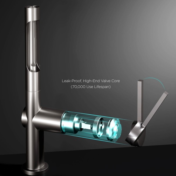 Leak-Proof, High-End Valve Core (70,000 Use Lifespan)