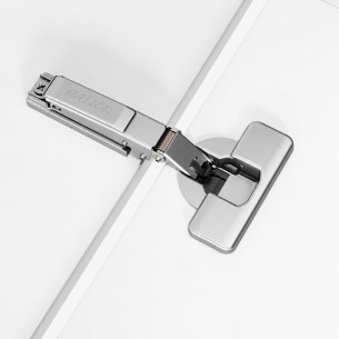Salice Silentia+ Series 700 - 110° Full Overlay Nickel (Inline Mounting Plate Pack)