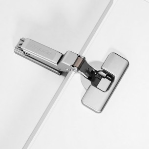 Salice Silentia+ Series 700 - 110° Inset Overlay Nickel (Inline Mounting Plate Pack)