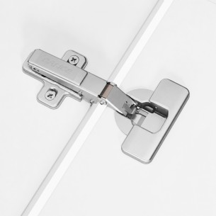 Salice Silentia+ Series 700 - 110° Full Overlay Nickel (Cruciform Mounting Plate Pack)
