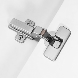 Salice Silentia+ Series 700 - 110° Inset Overlay Nickel (Cruciform Mounting Plate Pack)