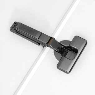 Salice Silentia+ Series 700 - 110° Full Overlay Titanium (Inline Mounting Plate Pack)