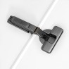 Salice Silentia+ Series 700 - 110° Full Overlay Titanium (Inline Mounting Plate Pack)