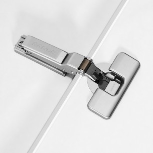 Salice Silentia+ Series 700 - 110° Half Overlay Nickel (Inline Mounting Plate Pack)