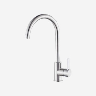 Schamfer Silver Kitchen Faucet