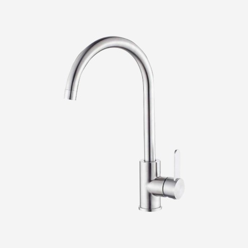Schamfer Silver Kitchen Faucet