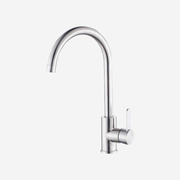 Schamfer Silver Kitchen Faucet