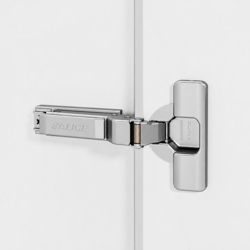 Salice Push Series 200 94° Half Overlay Push to Open Hinge with Inline Mount