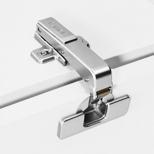 Salice Silentia+ 700 Series 110° Full Overlay Crampon Hinge Nickel (Cruciform Mounting Plate Pack)