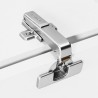 Salice Silentia+ 700 Series 110° Full Overlay Crampon Hinge Nickel (Cruciform Mounting Plate Pack)