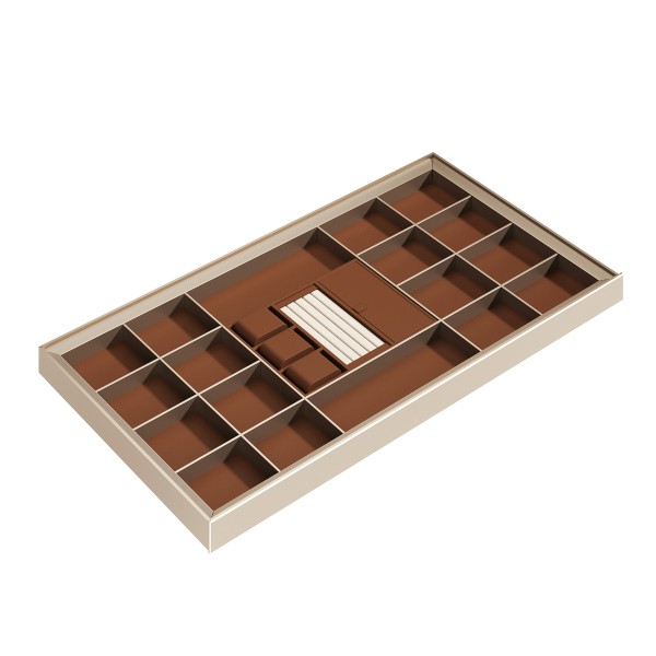 Schamfer Maverick High-end Soft Close Decorations Shelf - Champagne Gold