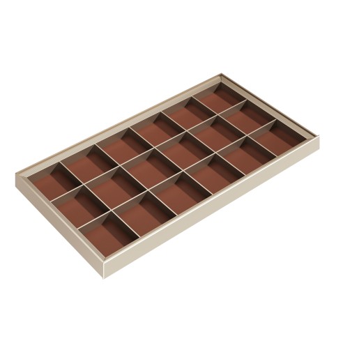 Schamfer Maverick Soft Close Decorations Shelf - Champagne Gold