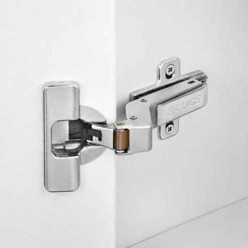 Salice Silentia+ 700 Series 45° Opening Hinge Nickel (Cruciform Mounting Plate Pack)