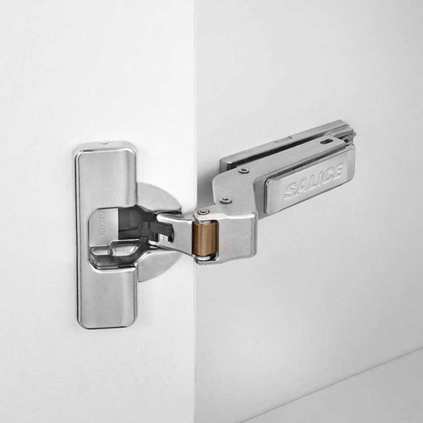 Salice Silentia+ 700 Series 45° Opening Hinge Nickel (Inline Mounting Plate Pack)