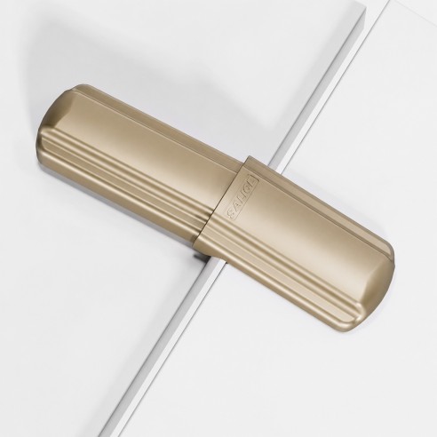 Salice Lapis Series 110° Opening Hinge Champagne Cover (Inline Mounting Plate Pack)