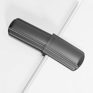 Salice Lapis Series 110° Opening Hinge Satin Black Cover (Inline Mounting Plate Pack)