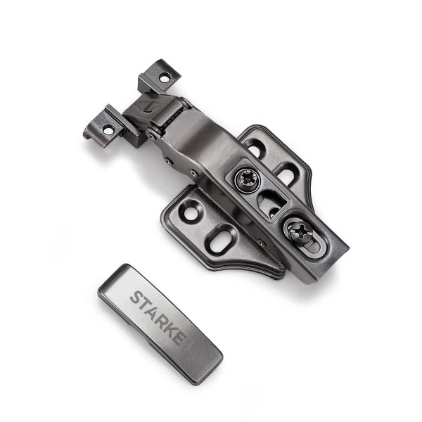 Elite Series Fixed Mounted Hinge for Narrow Aluminum Frame - Full