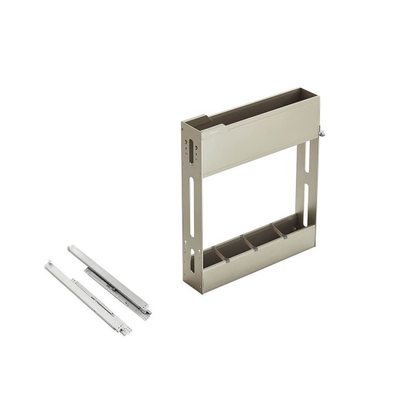 Melora Side Two-layers Pull-out Basket - Champagne Gold