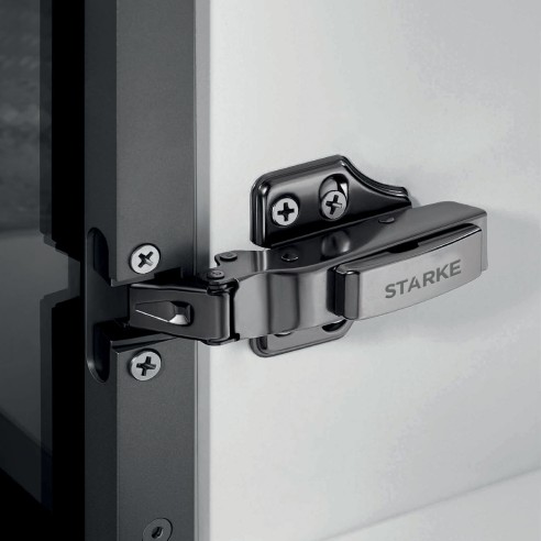 Elite Series Fixed Mounted Hinge for Narrow Aluminum Frame