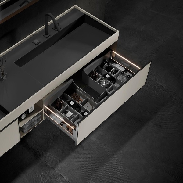 Starke Jane Lighting Glass Mid-Cut Drawer Box (with light)