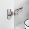 Silentia+ 700 Series 110° Inset Soft Closing Hinge