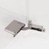 Air Soft Close Truly Concealed Hinge Nickel Finish