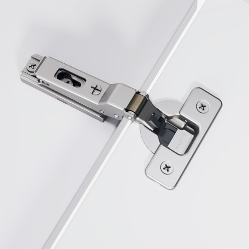 Salice Silentia+ 700 Series 110° Half Overlay Hinge with Inline Mount