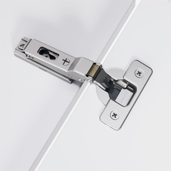Salice Silentia+ 700 Series 110° Half Overlay Hinge with Inline Mount