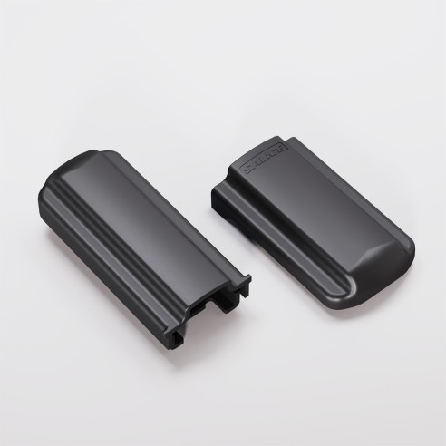 Salice Lapis Door Hinge Cover Black