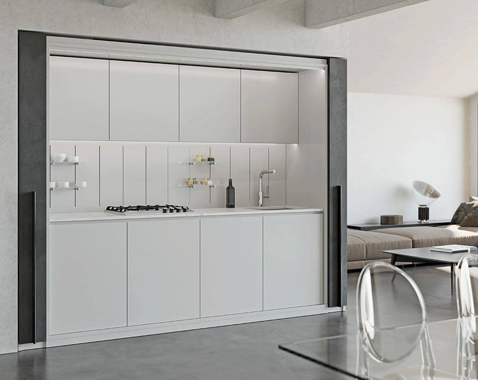 Pocket Door Kitchen Design