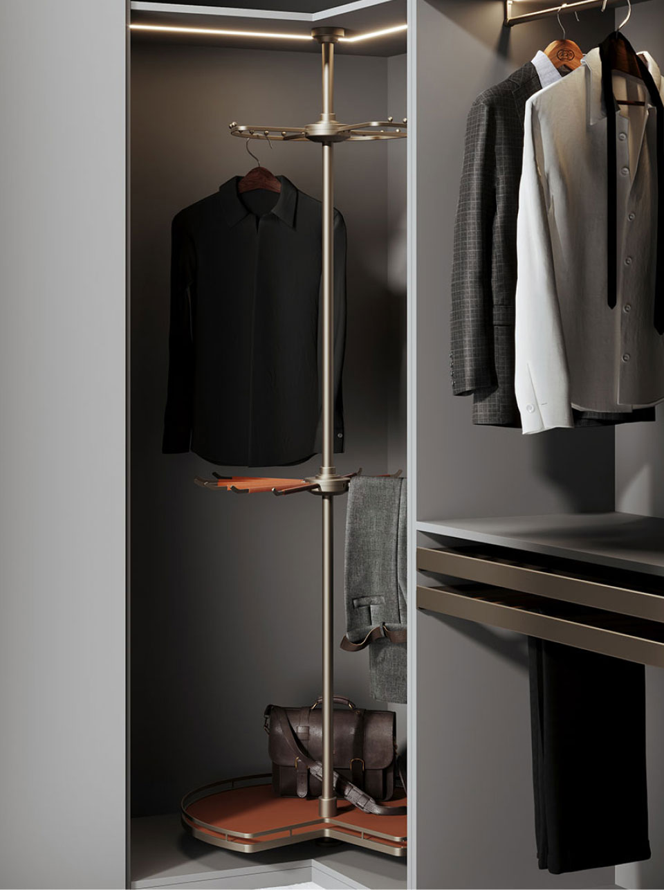 Stylish Space-Saving Wardrobe Storage